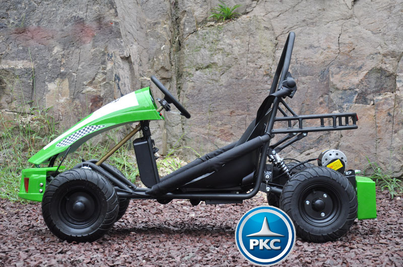 Kart Eléctrico 36V 500W Verde lateral