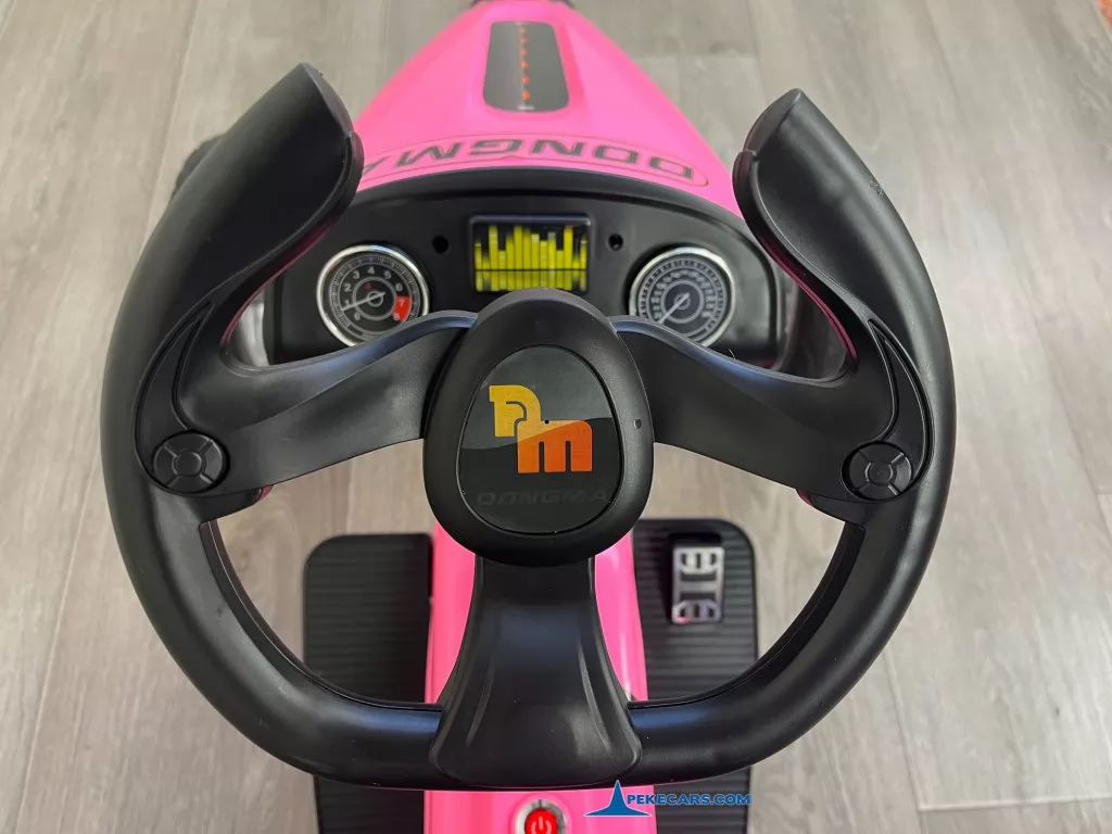 Kart electrico dongma rosa volante