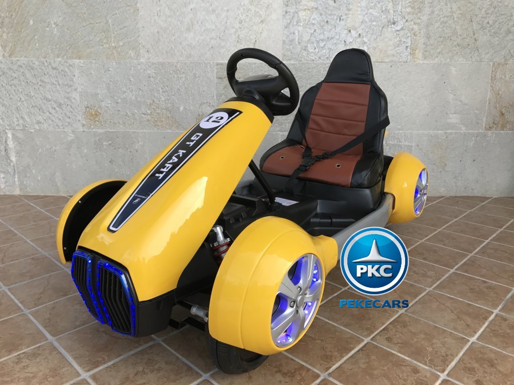 Kart eléctrico para niños FC-8818 Amarillo vista principal