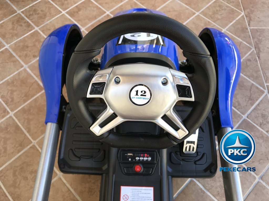 Kart eléctrico para niños FC-8818 Azul volante