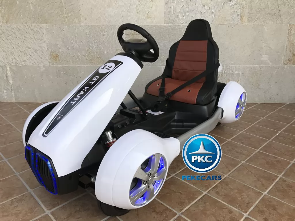 Kart eléctrico para niños FC-8818 Blanco vista principal