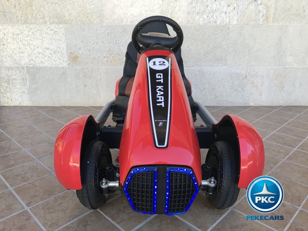 Kart eléctrico infantil FC-8818 Rojo vista frontal