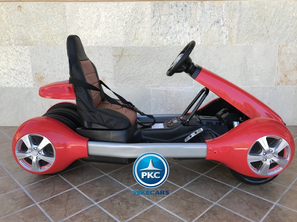 Kart eléctrico infantil FC-8818 Rojo lateral