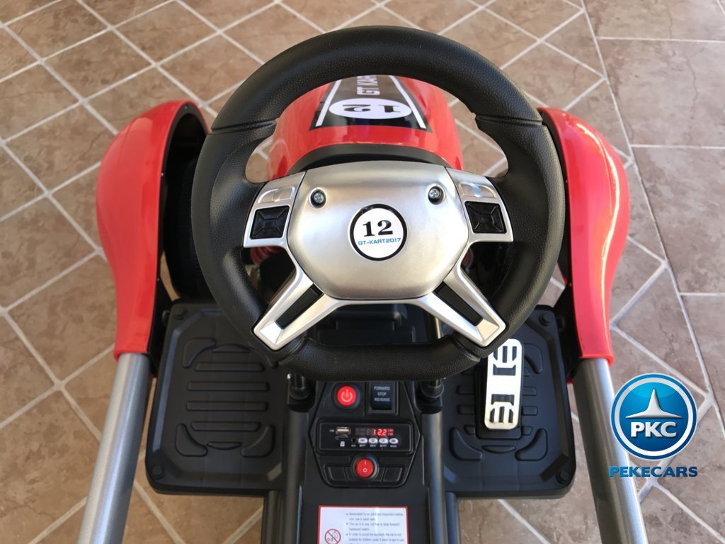 Kart eléctrico infantil FC-8818 Rojo volante