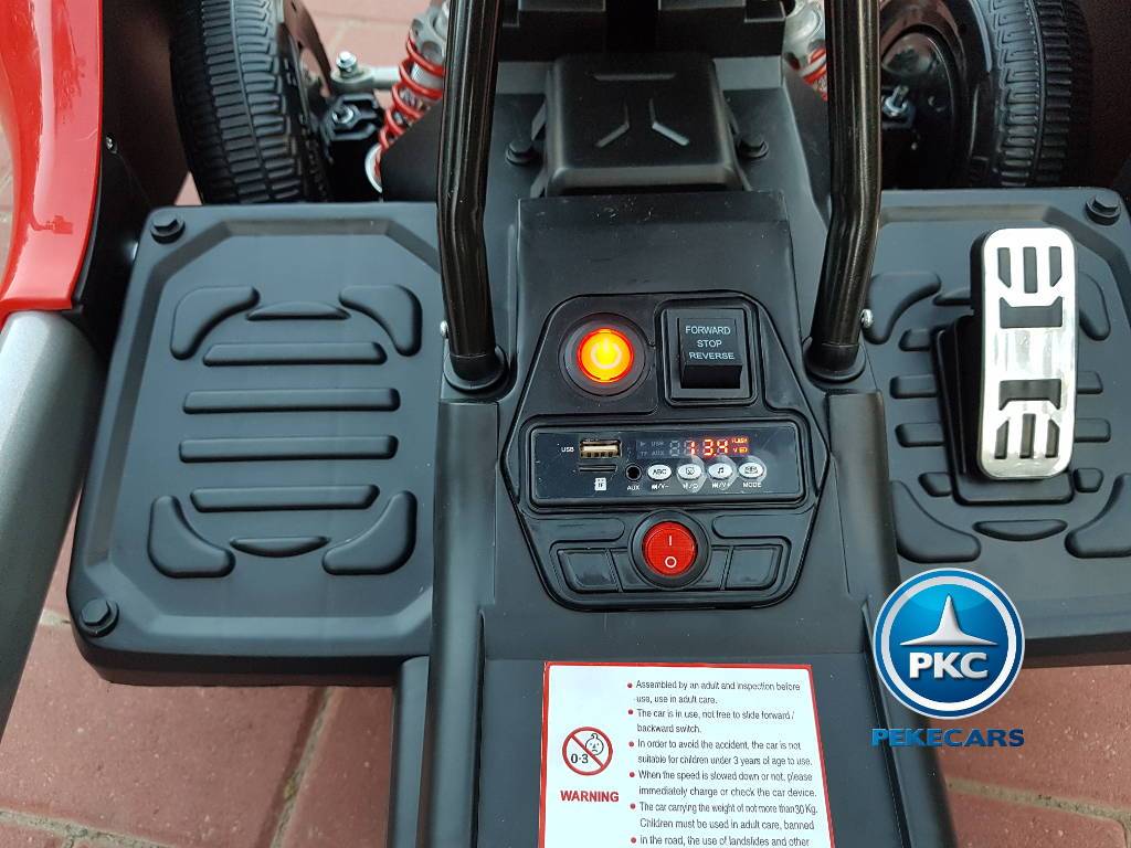 Kart eléctrico infantil FC-8818 Rojo