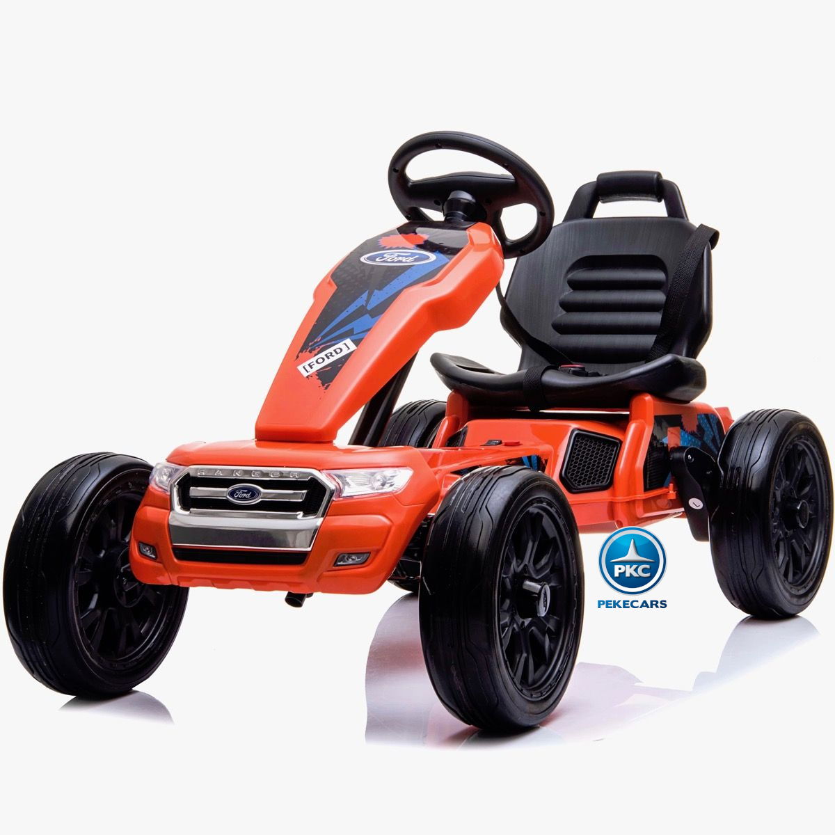 Kart electrico ford ranger naranja