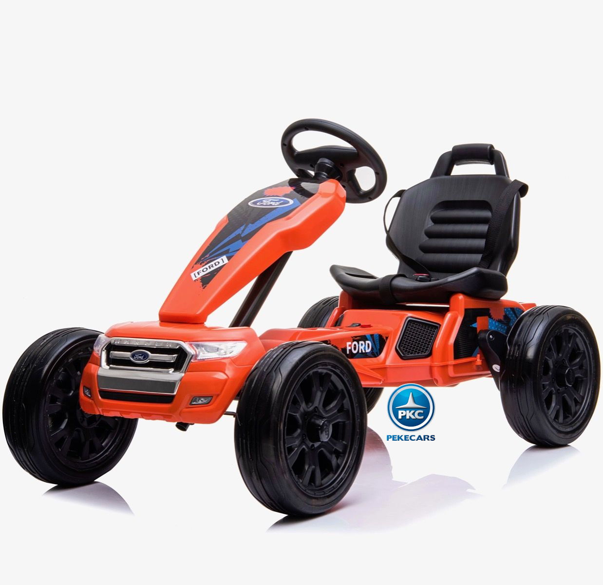 Kart electrico ford ranger naranja