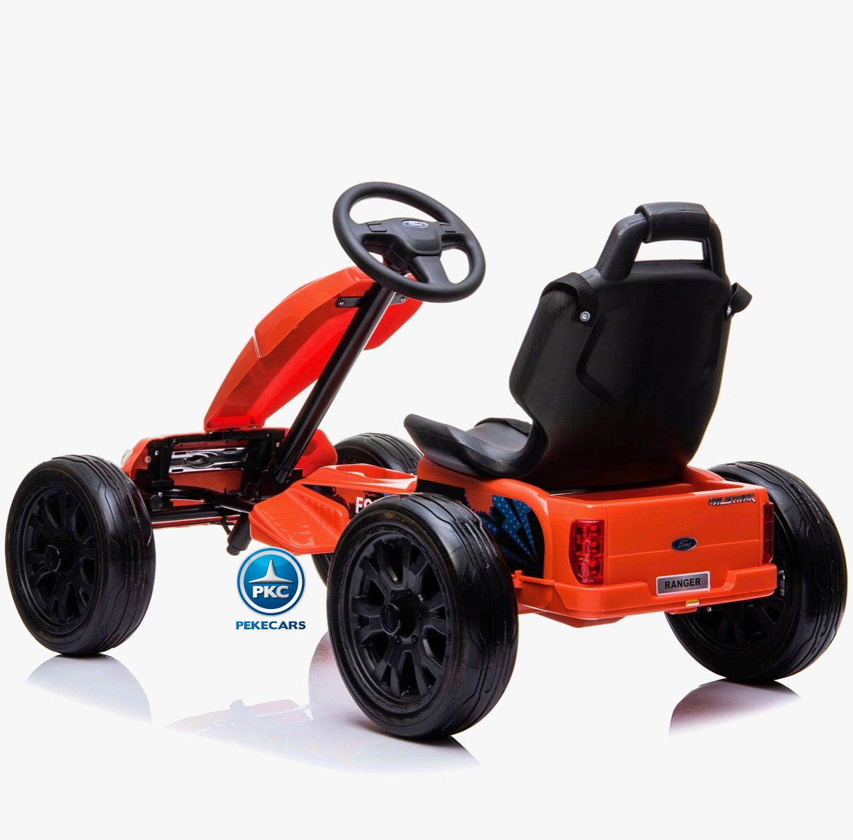 Kart electrico ford ranger naranja