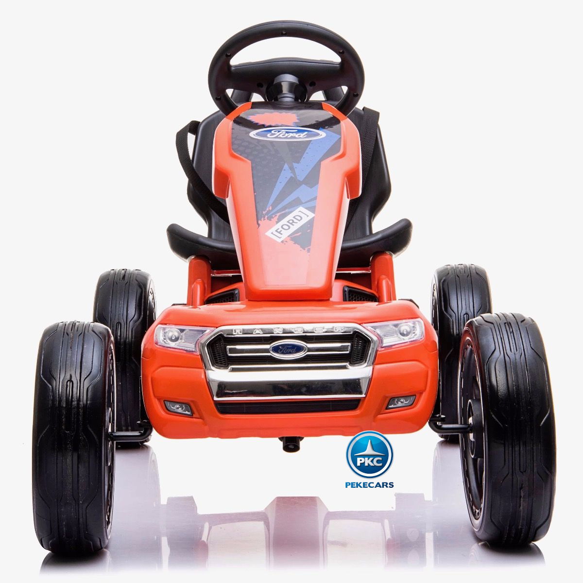 Kart electrico ford ranger naranja