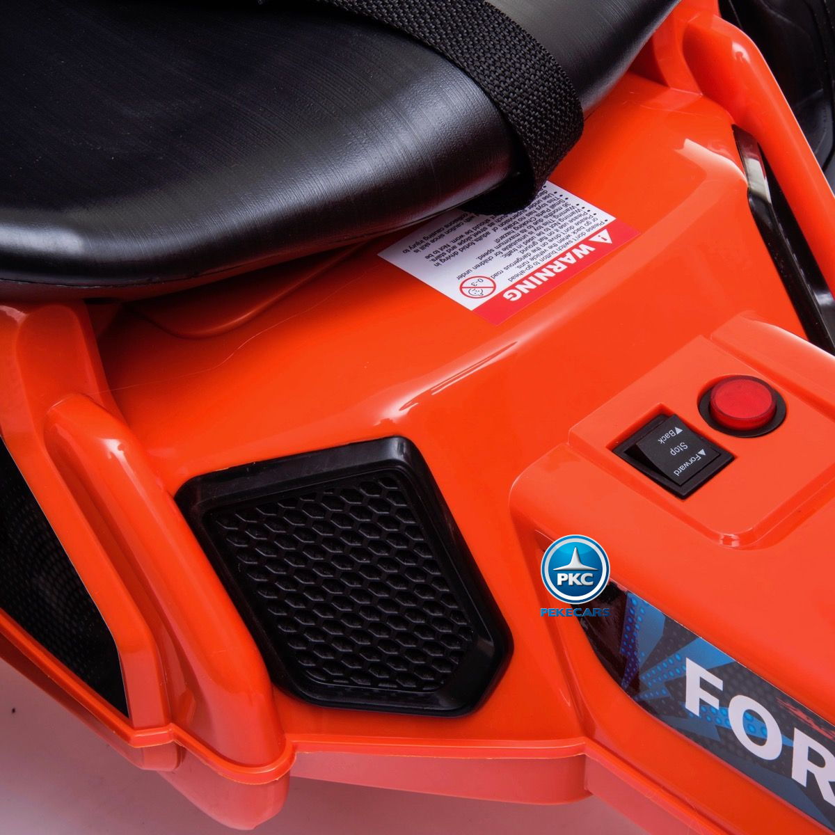 Kart electrico ford ranger naranja