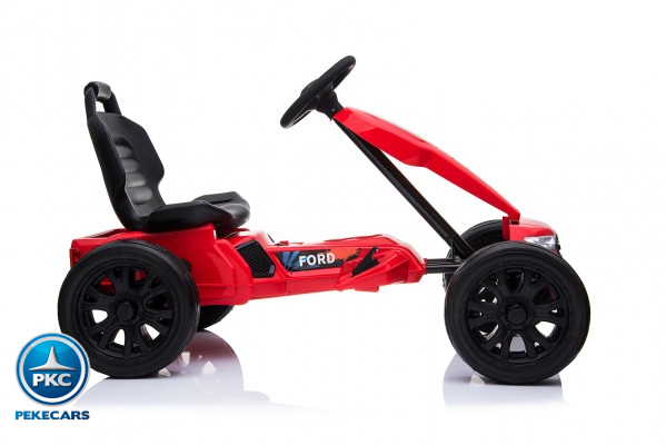 Kart electrico ford ranger rojo lateral inverso