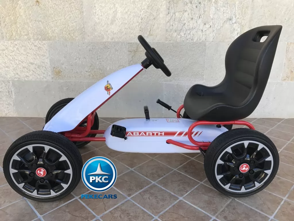 Kart a pedales Fiat Abarth Blanco