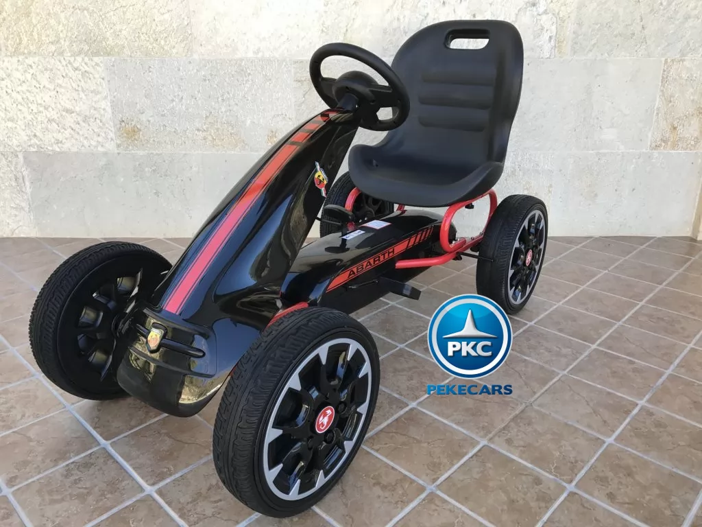 Kart a pedales Fiat Abarth Negro vista principal