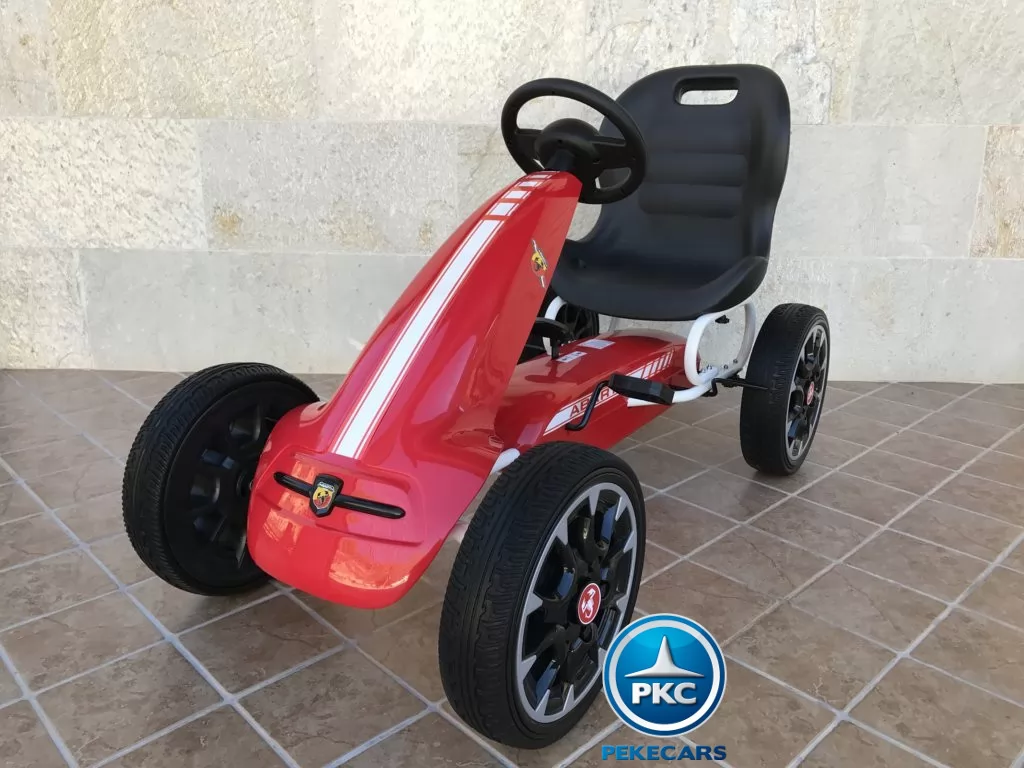 Kart a pedales Fiat Abarth Rojo vista principal