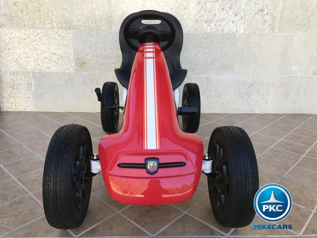 Kart a pedales Fiat Abarth Rojo frontal