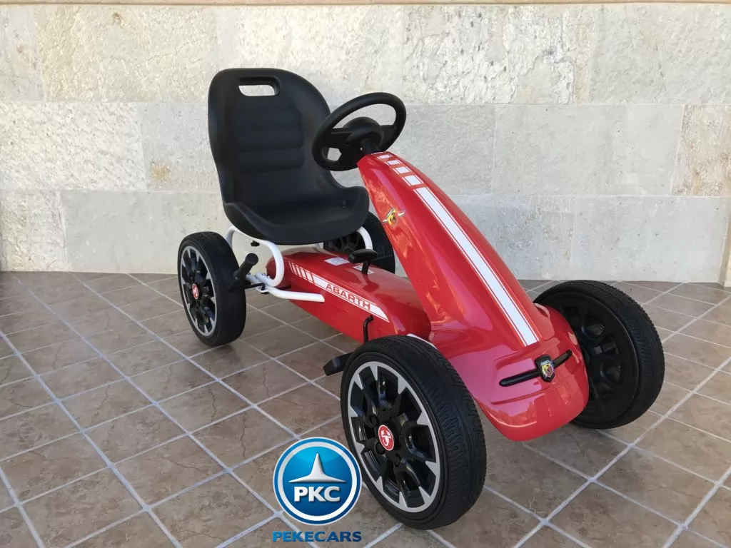 Kart a pedales Fiat Abarth Rojo