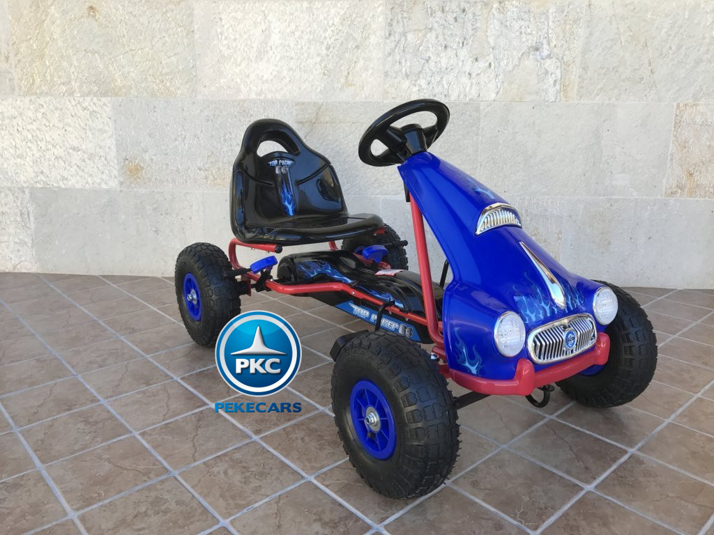 Kart a pedales Flame Azul
