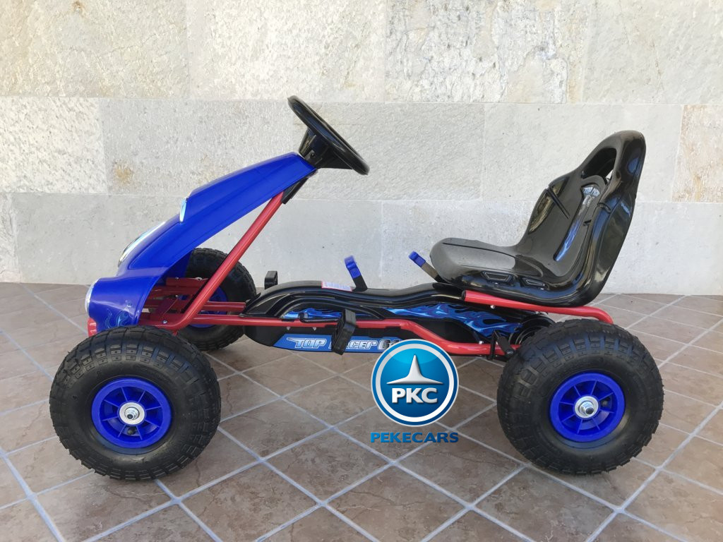 Kart a pedales Flame Azul