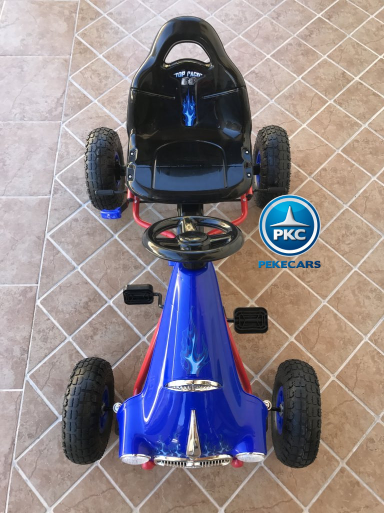 Kart a pedales Flame Azul