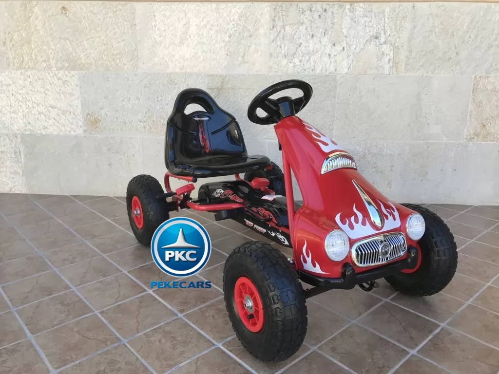 Kart a pedales Flame Rojo