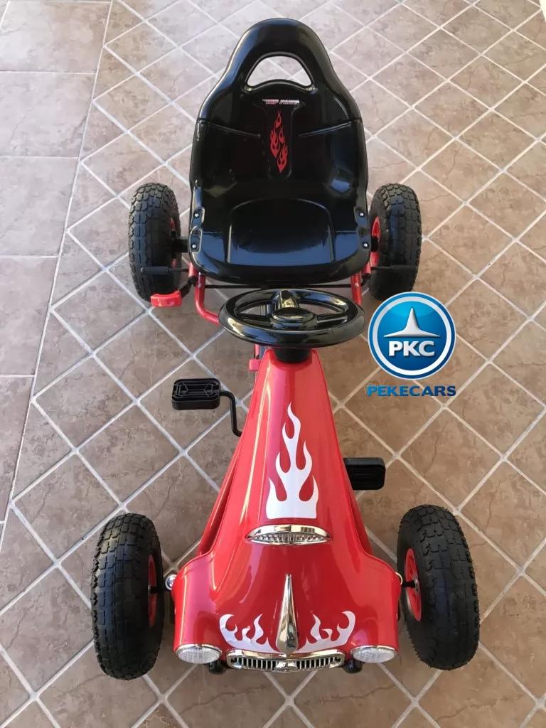 Kart a pedales Flame Rojo