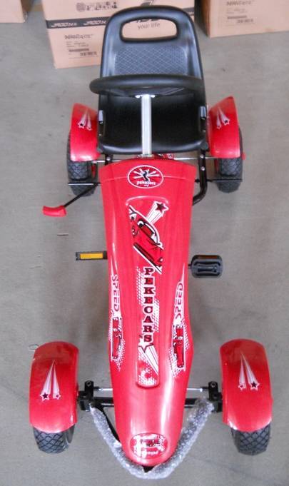 Kart a pedales sport medium rojo delantera