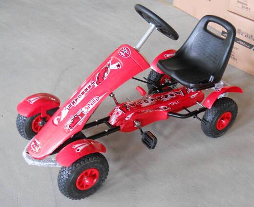 Kart a pedales sport medium rojo
