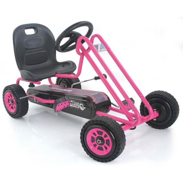 Kart a pedales Lighning Rosa