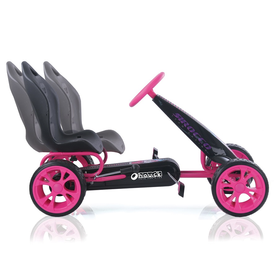 Kart a pedales Sirocco Rosa