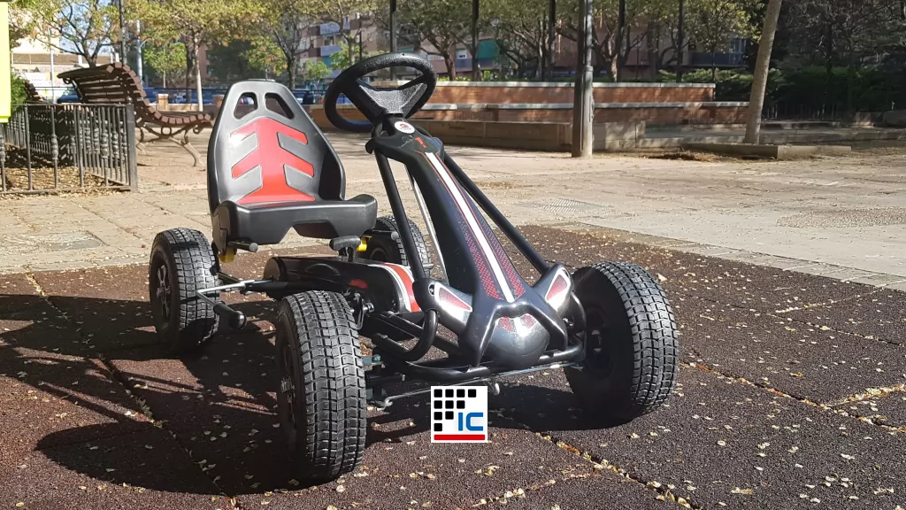 Kart a pedales Racing Car Volare Negro vista principal