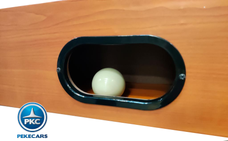 Mesa de billar Americano Semi Profesional vista caida de bolas
