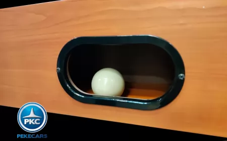 Mesa de billar Americano Semi Profesional vista caida de bolas