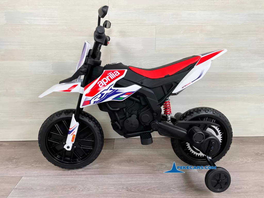 Aprilia RX 50 12V Blanca vista lateral