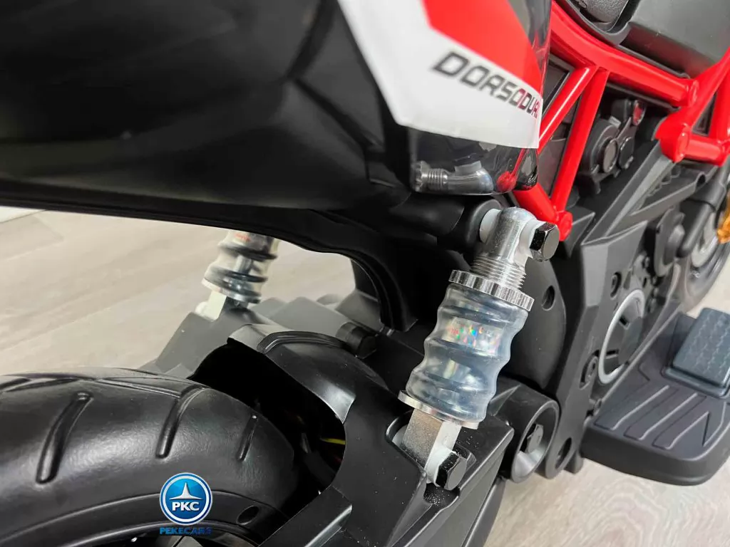 Moto aprilia dorsoduro 12v roja