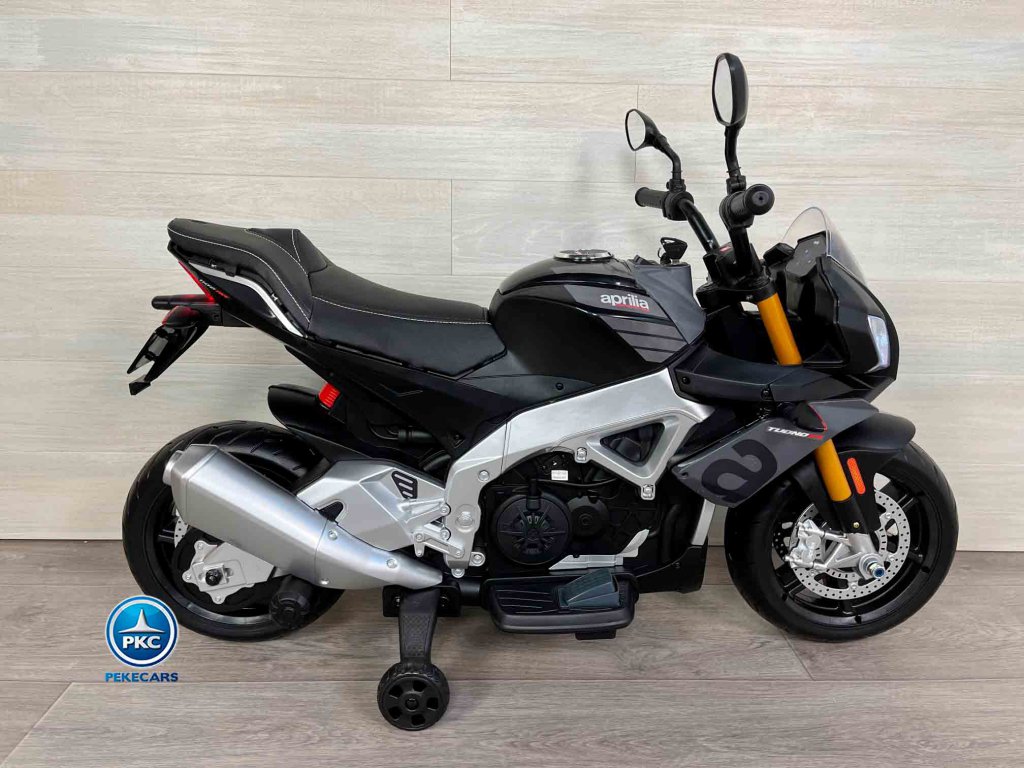 Aprilia Tuono Negra y Gris