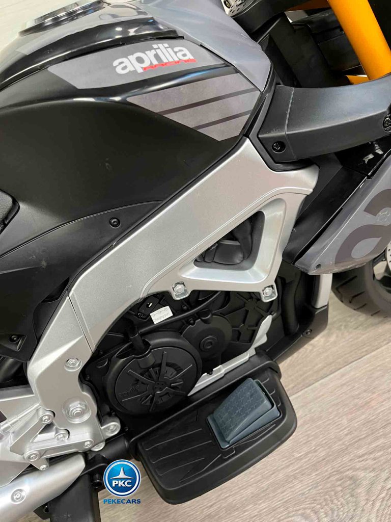 Aprilia Tuono Negra y Gris