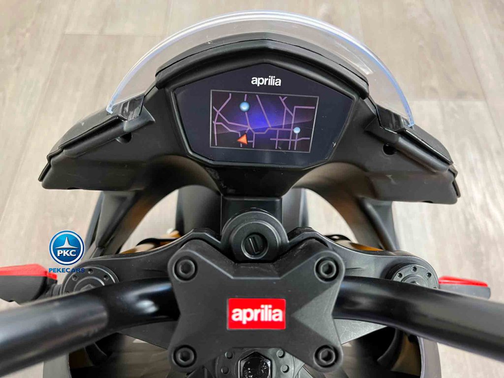 Aprilia Tuono Negra y Gris