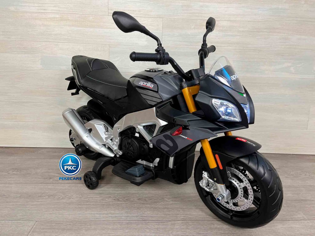 Aprilia Tuono Negra y Gris