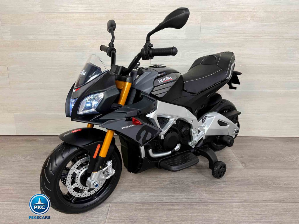 Aprilia Tuono Negra y Gris