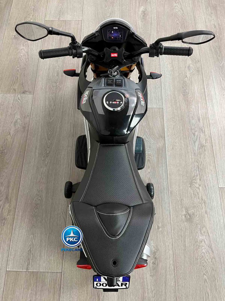 Aprilia Tuono Negra y Gris