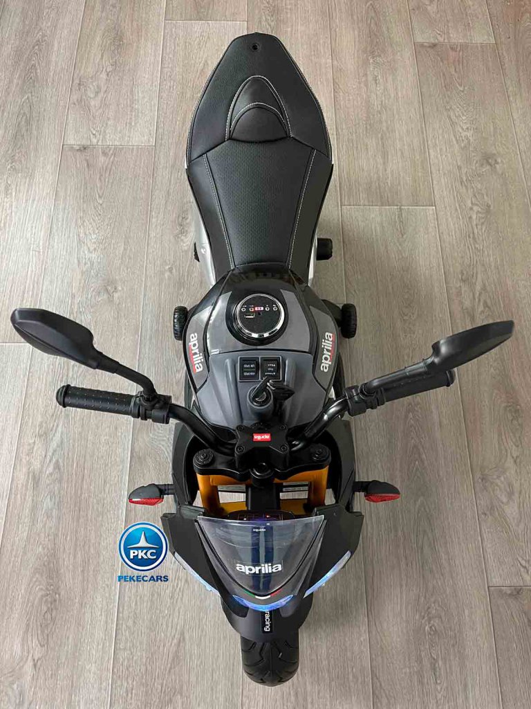 Aprilia Tuono Negra y Gris