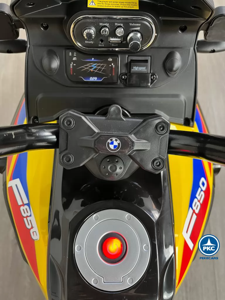 Moto BMW F850 GS 12V Amarilla