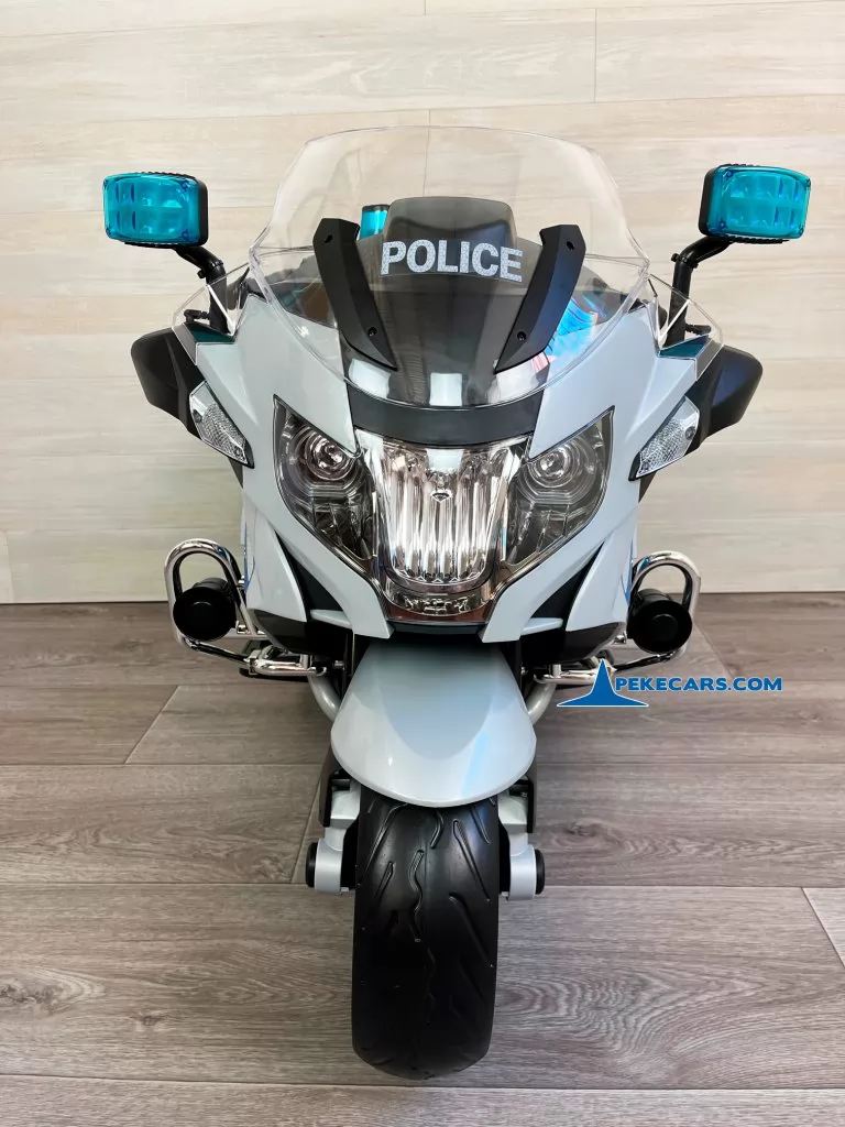 Moto de policia BMW R1200 de frente