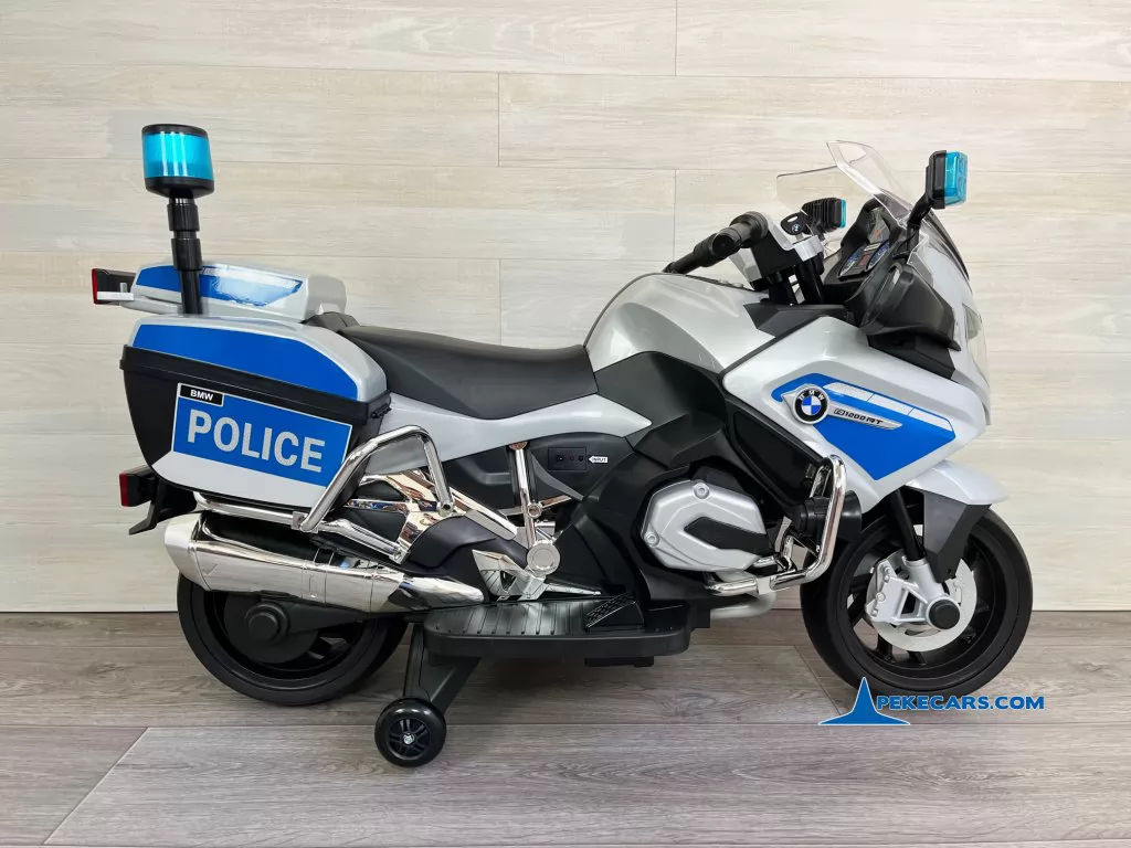 Moto de policia BMW R1200 detalle lado