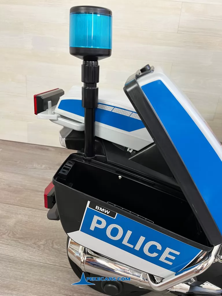 Moto de policia BMW R1200 detalle sirena