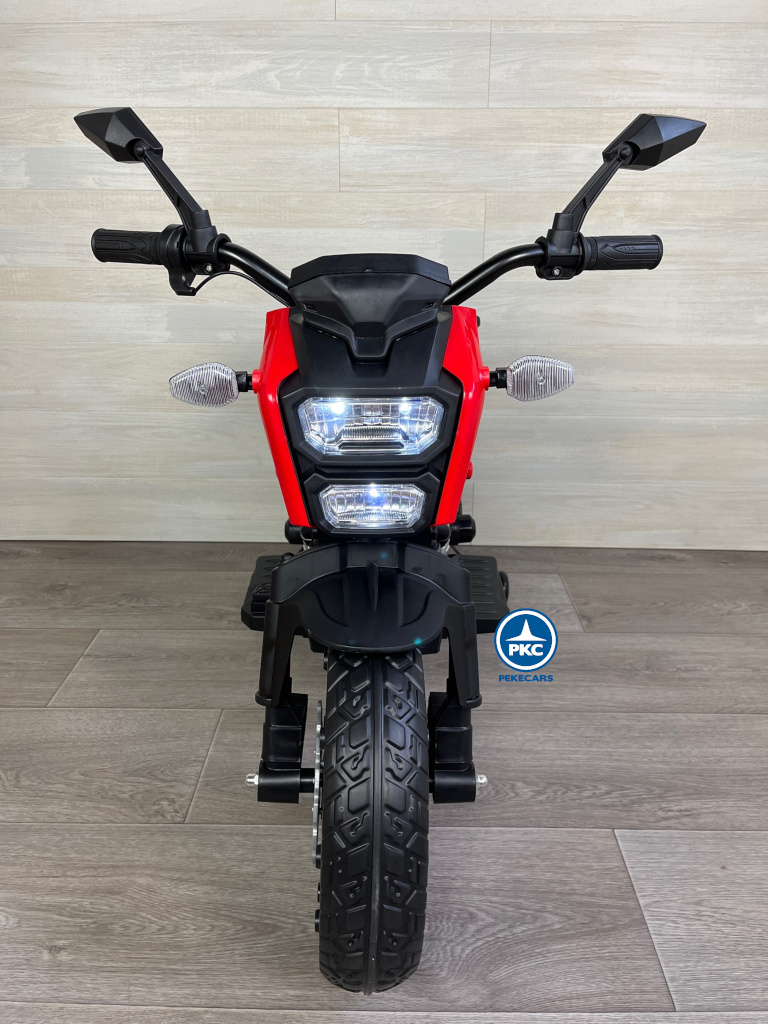 Moto de cross Máxima 12v Roja frontal
