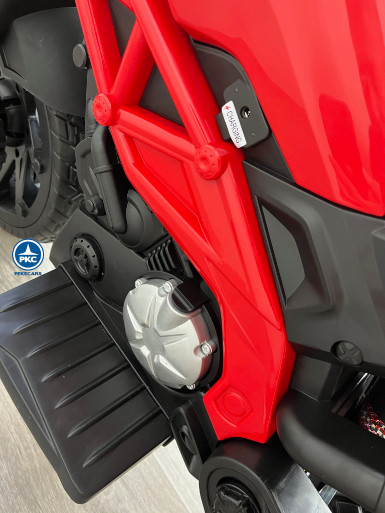 Moto de cross Máxima 12v Roja detalles