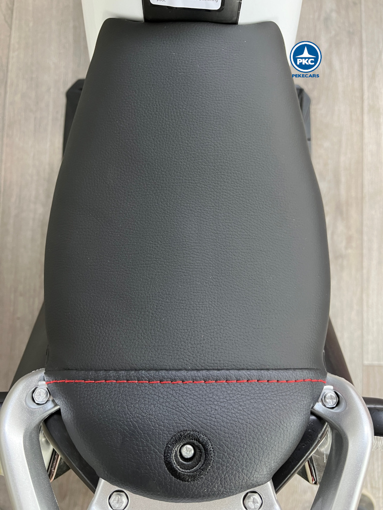 Moto de cross Máxima 12v Roja/Blanca asiento