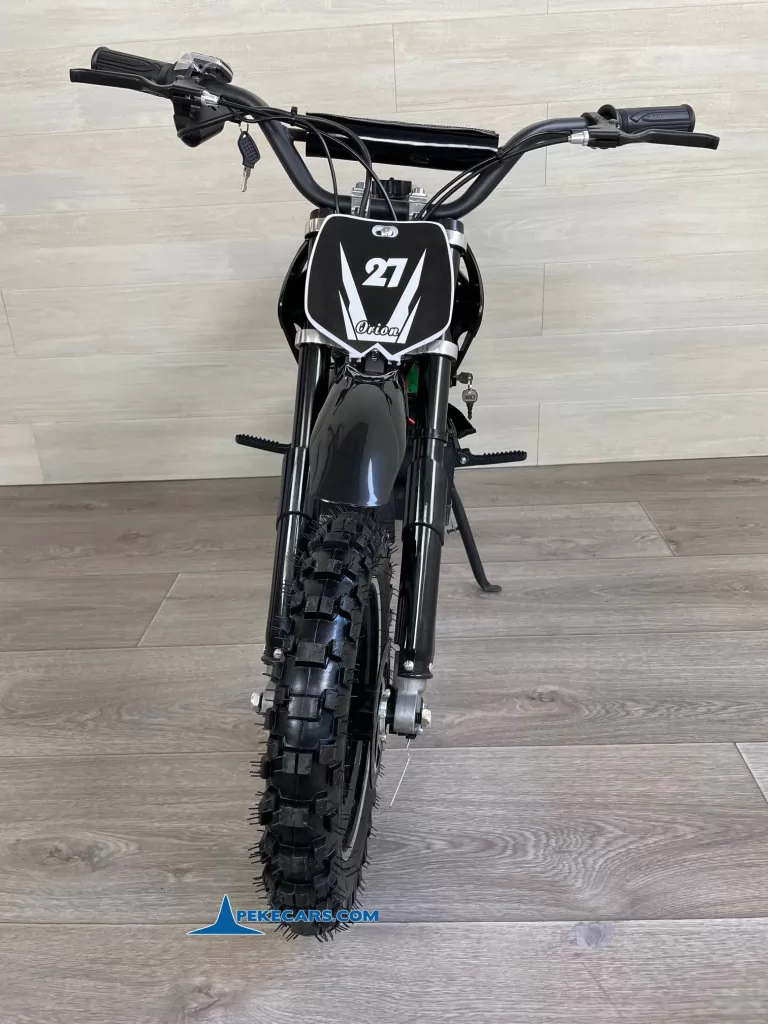 Moto electrica para niños Dirk 36V 800W Negro vista frontal