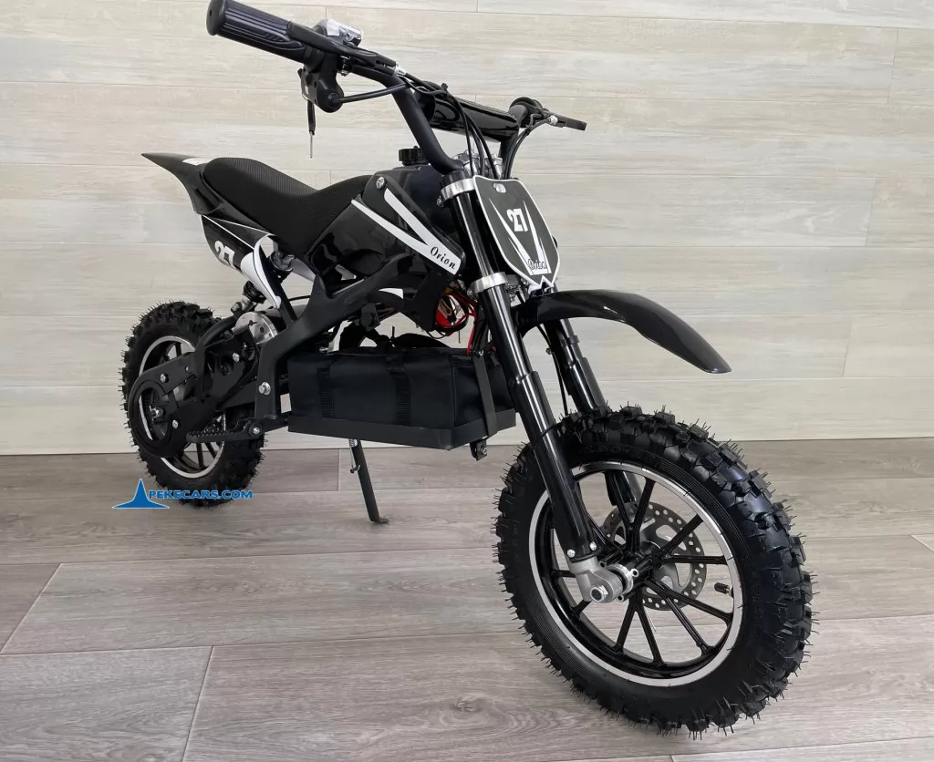 Moto electrica para niños Dirk 36V 800W Negro vista izquierda